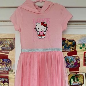Hello Kitty Pink Casual Dress for Kids